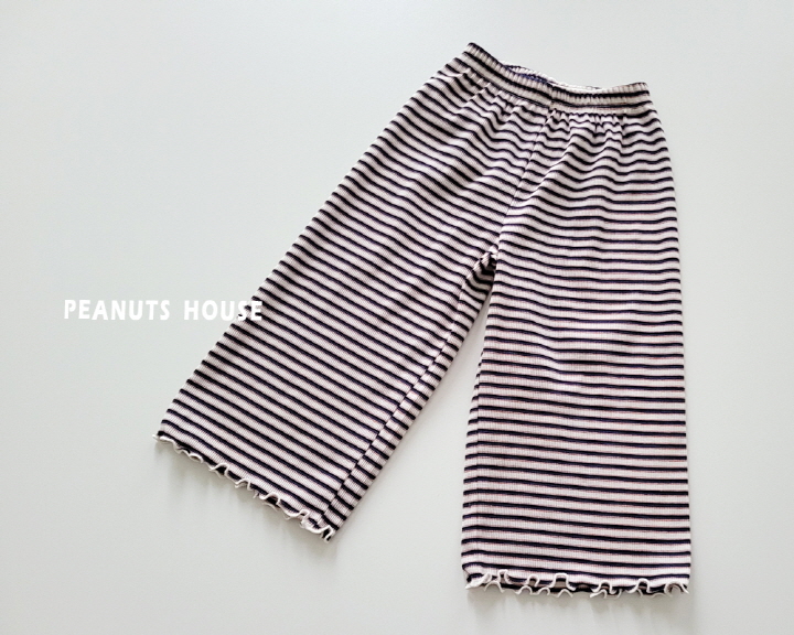 Peanuts - Korean Children Fashion - #childrensboutique - Rib Stripe Pants - 12