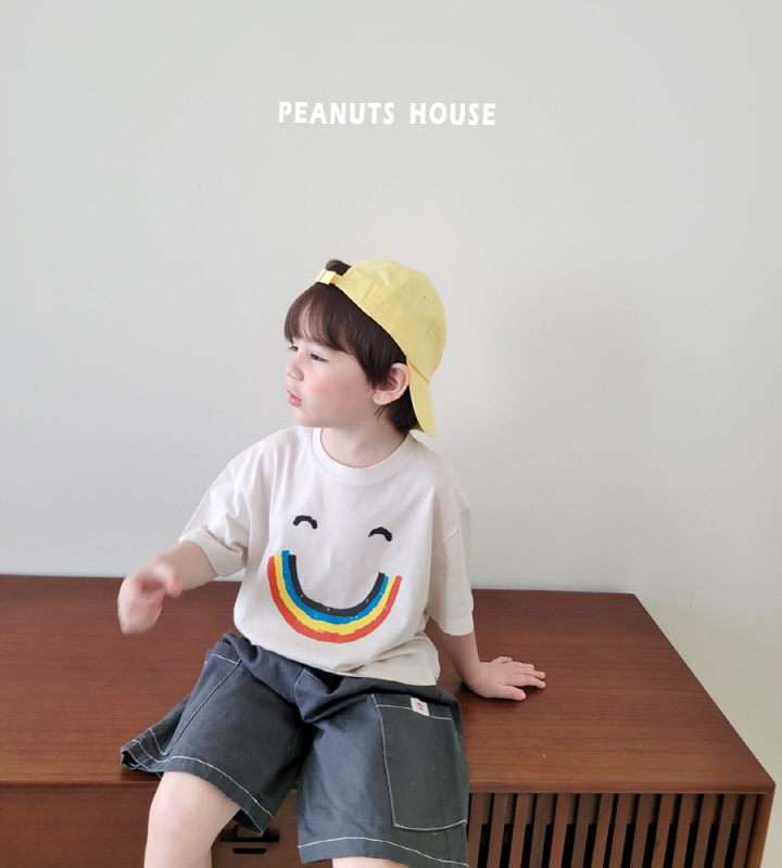 Peanuts - Korean Children Fashion - #childrensboutique - Rainbow Smile Tee - 7