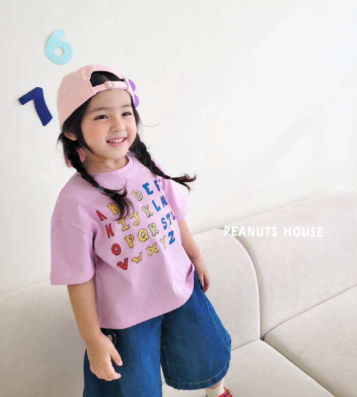 Peanuts - Korean Children Fashion - #childrensboutique - Alphabet Tee - 6