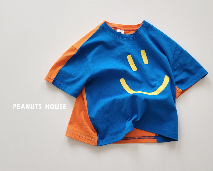 Peanuts - Korean Children Fashion - #childrensboutique - Half Half Smile Tee - 12