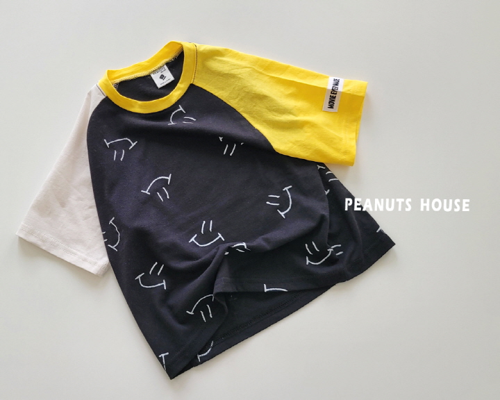 Peanuts - Korean Children Fashion - #childrensboutique - Smile Raglan Tee - 7