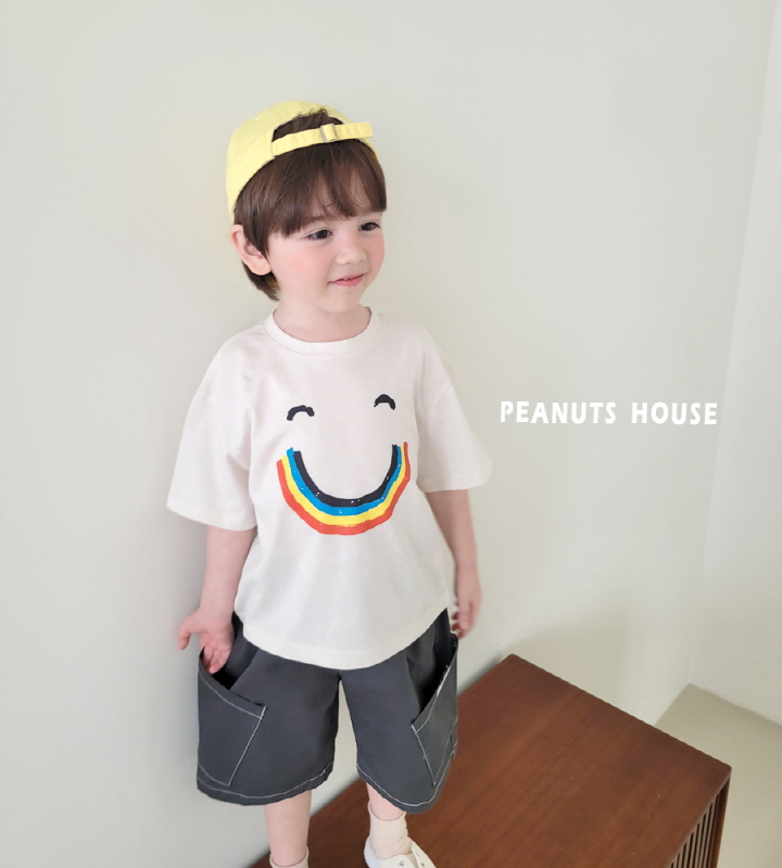 Peanuts - Korean Children Fashion - #designkidswear - Rainbow Smile Tee - 8