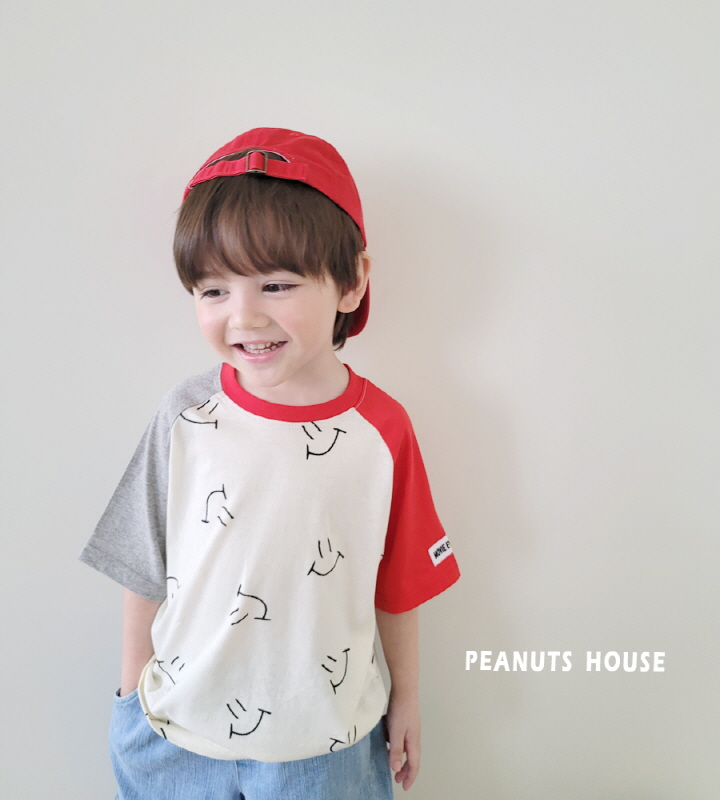 Peanuts - Korean Children Fashion - #designkidswear - Smile Raglan Tee - 8