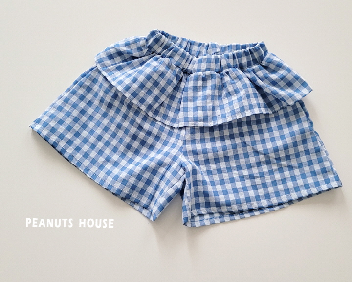 Peanuts - Korean Children Fashion - #discoveringself - Check Frill Pants - 12