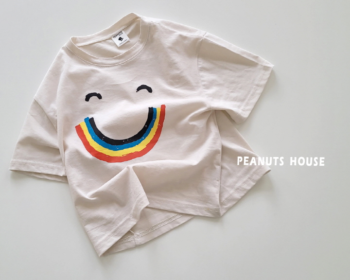 Peanuts - Korean Children Fashion - #discoveringself - Rainbow Smile Tee - 9
