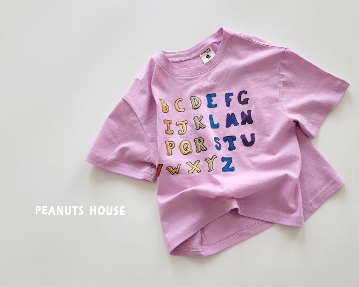 Peanuts - Korean Children Fashion - #discoveringself - Alphabet Tee - 8