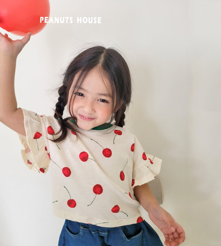 Peanuts - Korean Children Fashion - #discoveringself - Cherry Tee - 8