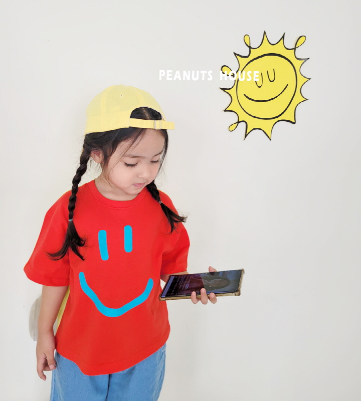 Peanuts - Korean Children Fashion - #fashionkids - Half Half Smile Tee