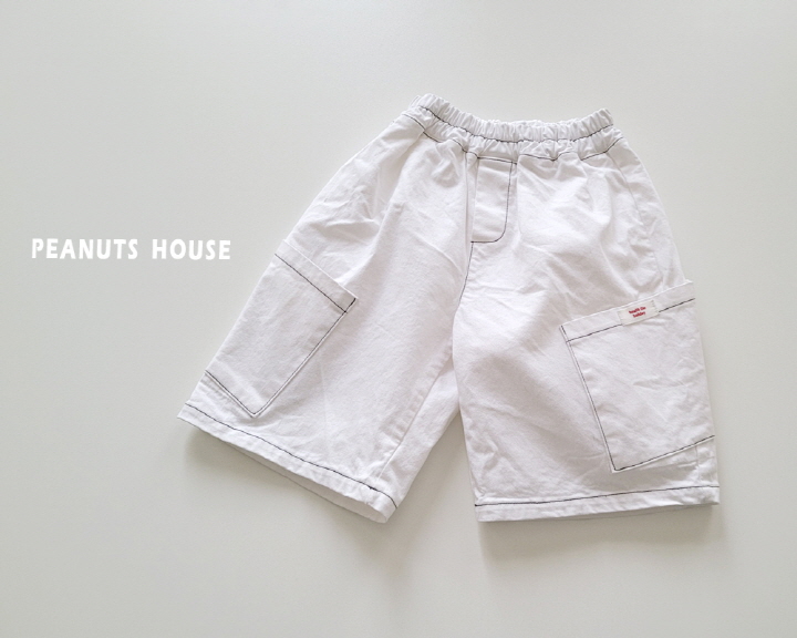 Peanuts - Korean Children Fashion - #kidsshorts - Cargo Cotton Pants