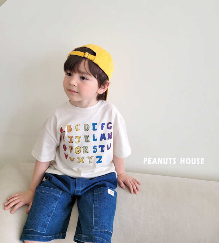 Peanuts - Korean Children Fashion - #kidsshorts - Alphabet Tee - 10