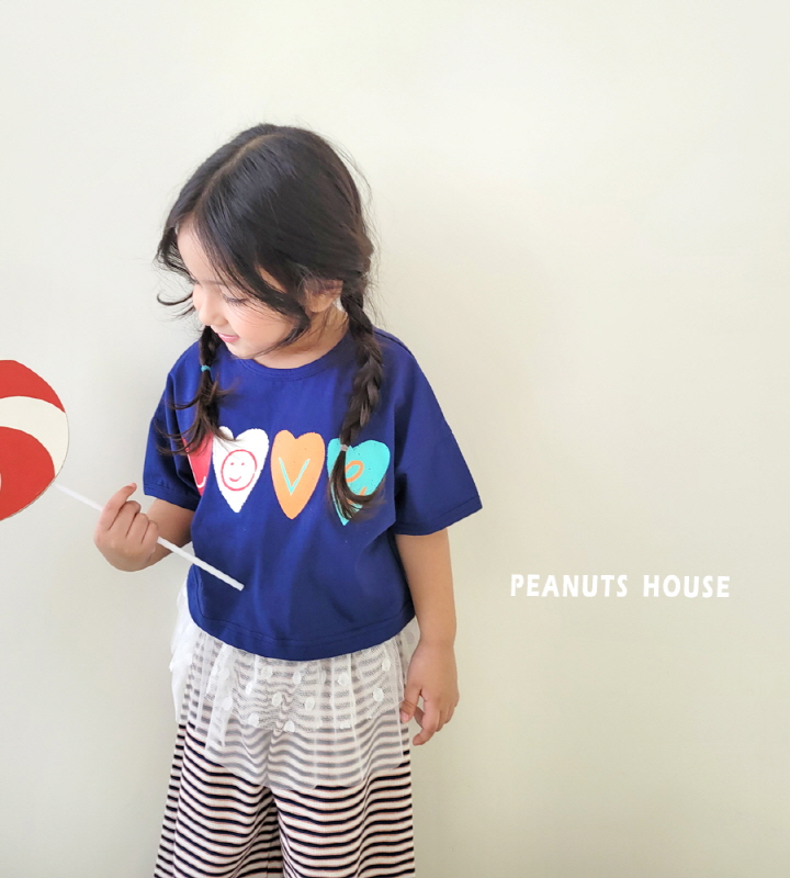 Peanuts - Korean Children Fashion - #kidsshorts - Heart Tee - 5