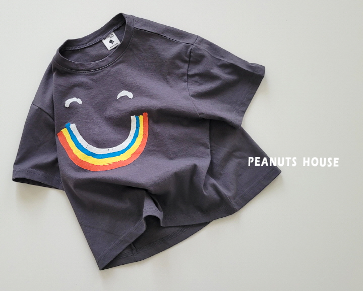 Peanuts - Korean Children Fashion - #kidsstore - Rainbow Smile Tee - 12