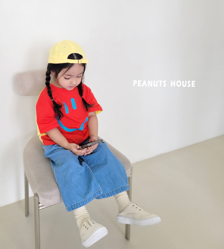 Peanuts - Korean Children Fashion - #kidsstore - Half Half Smile Tee - 3