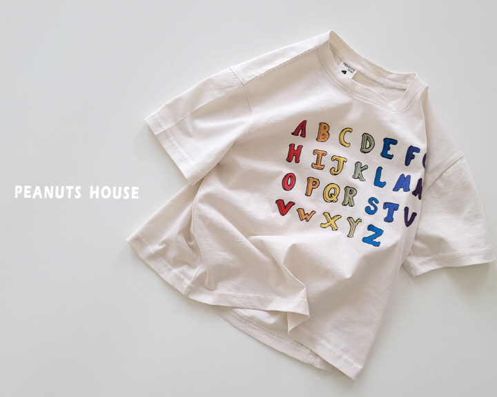 Peanuts - Korean Children Fashion - #kidzfashiontrend - Alphabet Tee - 12