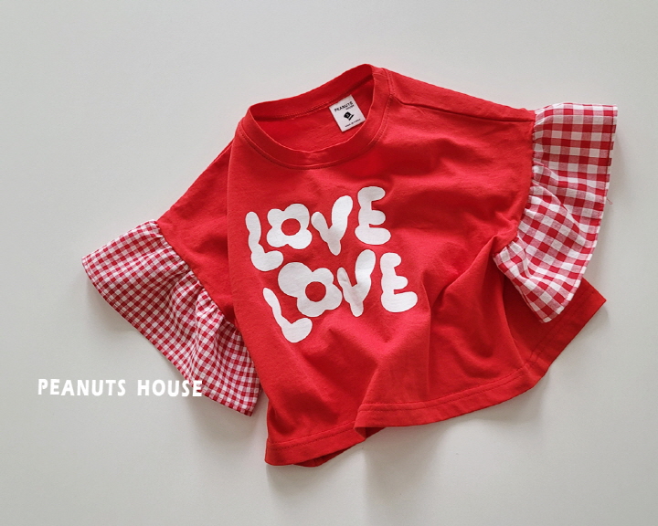 Peanuts - Korean Children Fashion - #kidzfashiontrend - Love Check Tee - 6