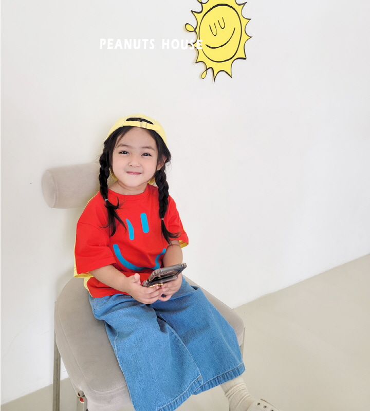 Peanuts - Korean Children Fashion - #kidsstore - Half Half Smile Tee - 4