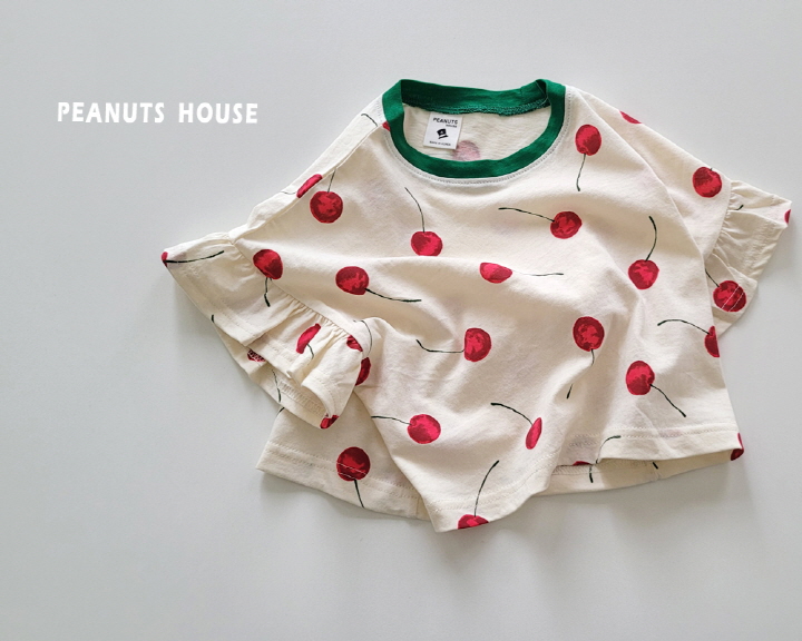 Peanuts - Korean Children Fashion - #kidzfashiontrend - Cherry Tee - 12