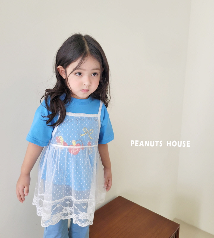 Peanuts - Korean Children Fashion - #littlefashionista - Mesh One-piece - 3