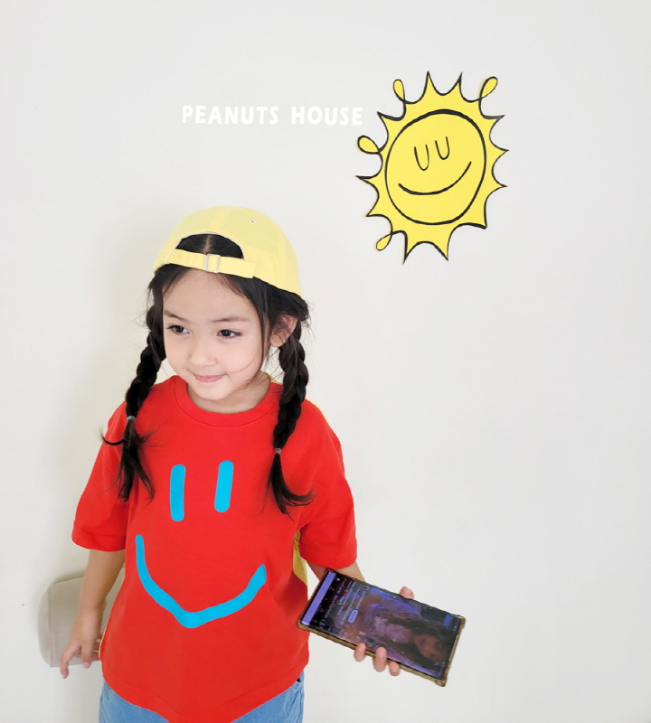 Peanuts - Korean Children Fashion - #littlefashionista - Half Half Smile Tee - 6