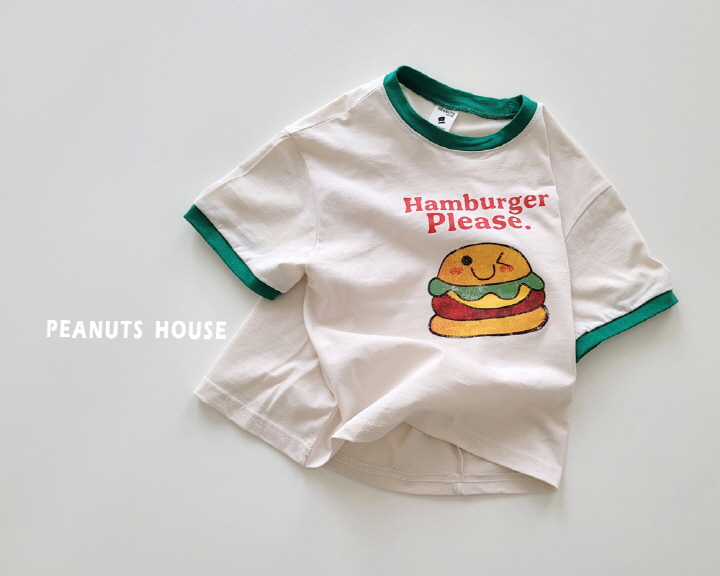 Peanuts - Korean Children Fashion - #magicofchildhood - Burger Tee - 6