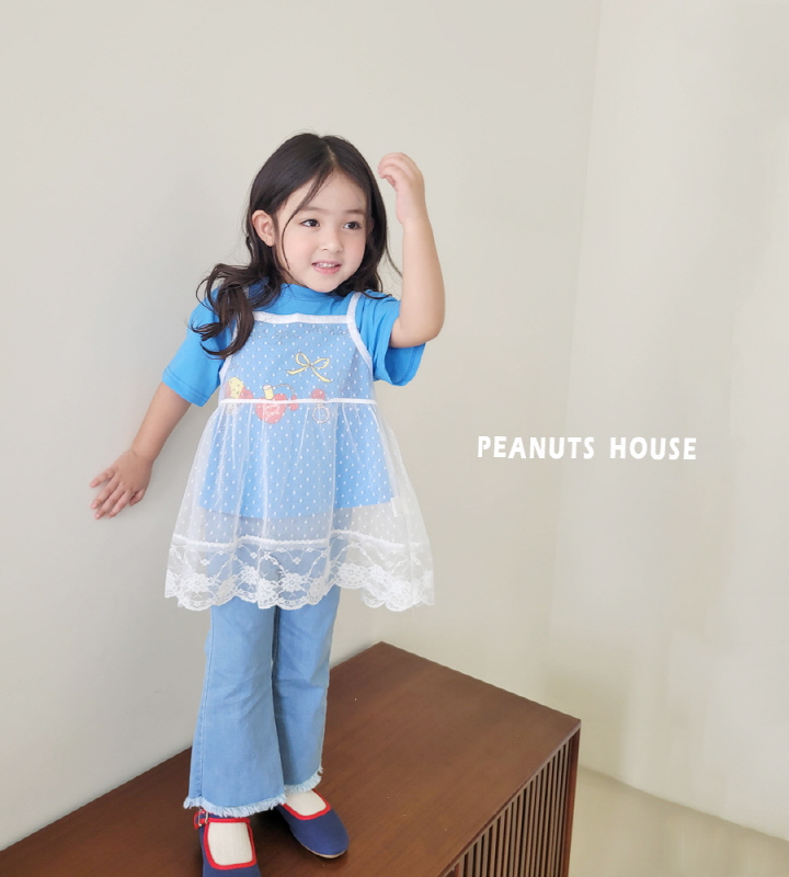 Peanuts - Korean Children Fashion - #minifashionista - Mesh One-piece - 5