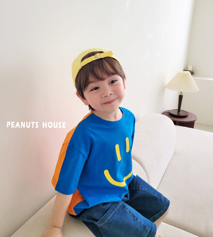 Peanuts - Korean Children Fashion - #minifashionista - Half Half Smile Tee - 8
