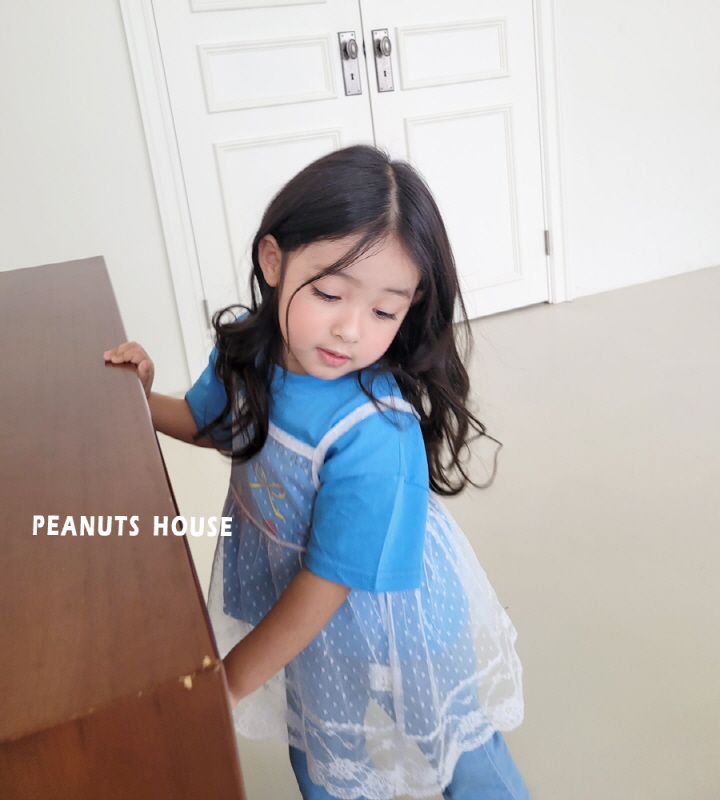 Peanuts - Korean Children Fashion - #prettylittlegirls - Mesh One-piece - 6
