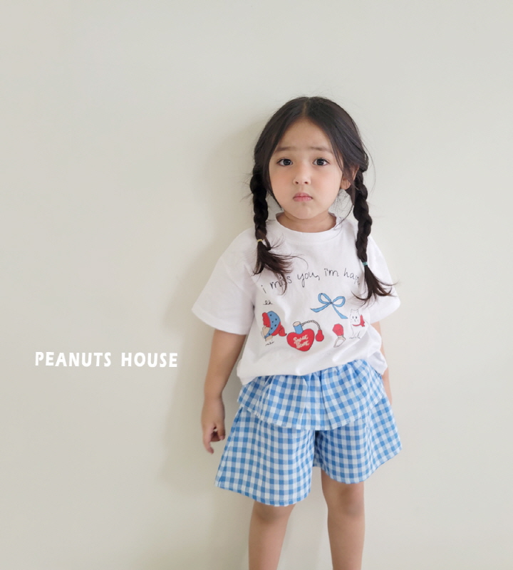 Peanuts - Korean Children Fashion - #stylishchildhood - Check Frill Pants - 8