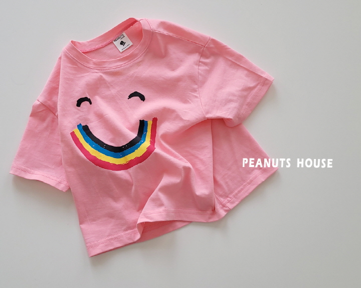 Peanuts - Korean Children Fashion - #stylishchildhood - Rainbow Smile Tee - 5