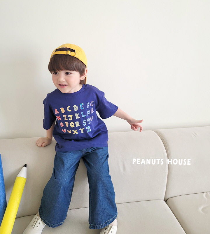 Peanuts - Korean Children Fashion - #toddlerclothing - Alphabet Tee - 4