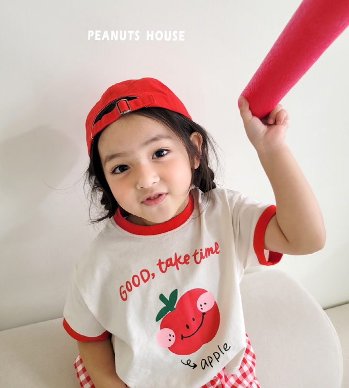 Peanuts - Korean Children Fashion - #stylishchildhood - Apple Tee