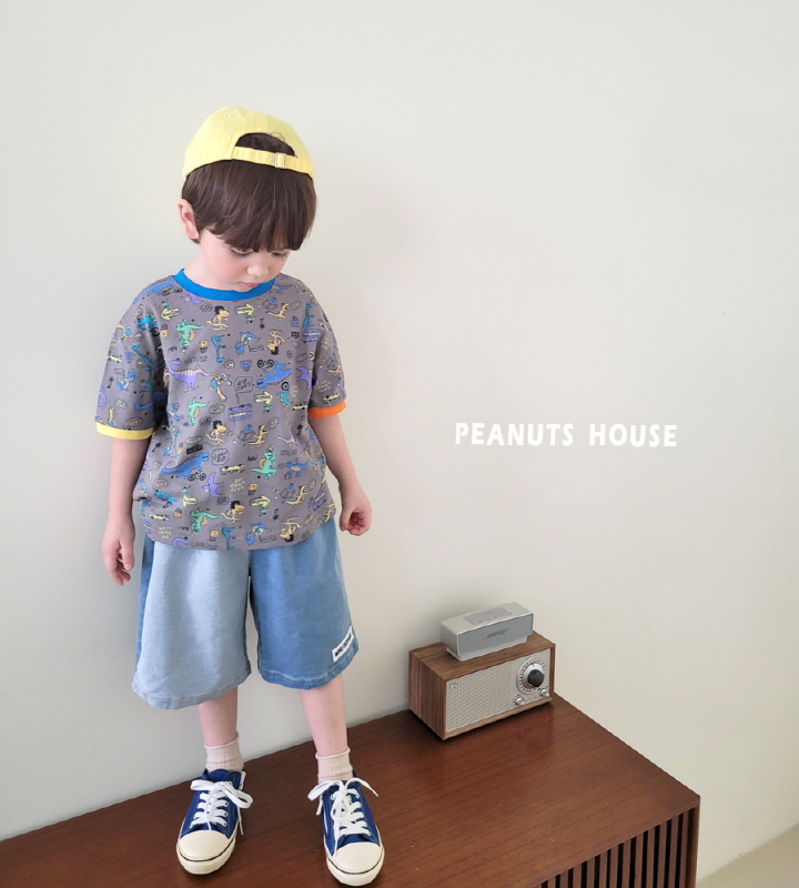 Peanuts - Korean Children Fashion - #todddlerfashion - Half Half Jeans - 11