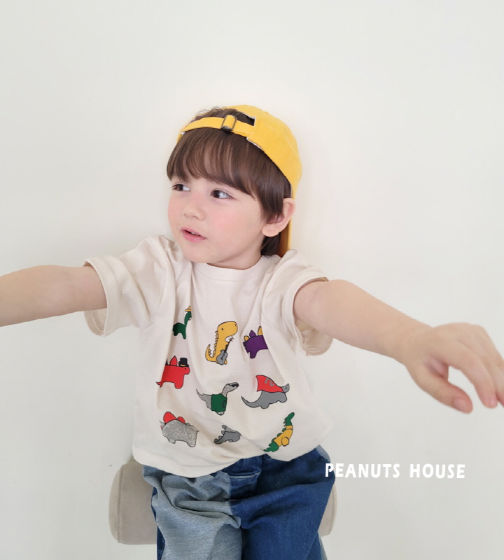 Peanuts - Korean Children Fashion - #todddlerfashion - Dino Tee - 5