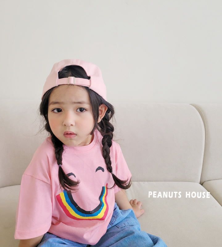 Peanuts - Korean Children Fashion - #todddlerfashion - Rainbow Smile Tee - 3
