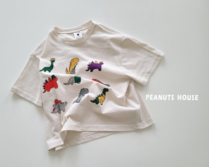 Peanuts - Korean Children Fashion - #toddlerclothing - Dino Tee - 6