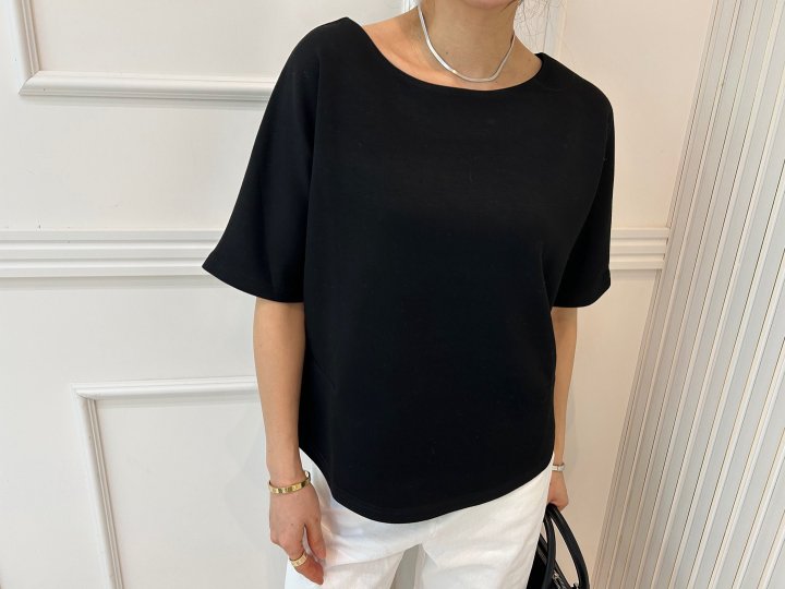 Pearls room - Korean Women Fashion - #momslook - Cut Tee - 7