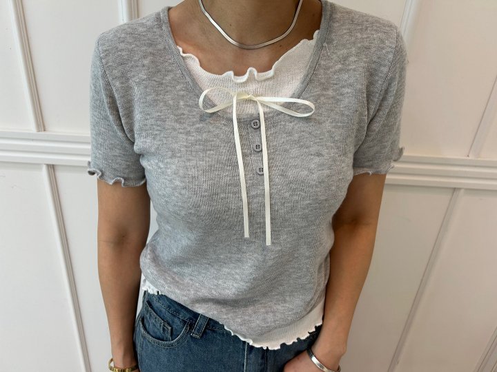 Pearls room - Korean Women Fashion - #momslook - Raglan Knit - 2