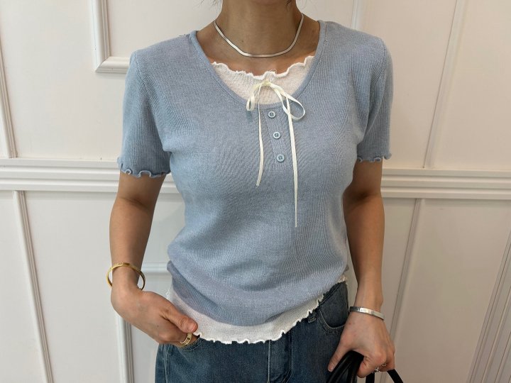 Pearls room - Korean Women Fashion - #momslook - Raglan Knit - 6