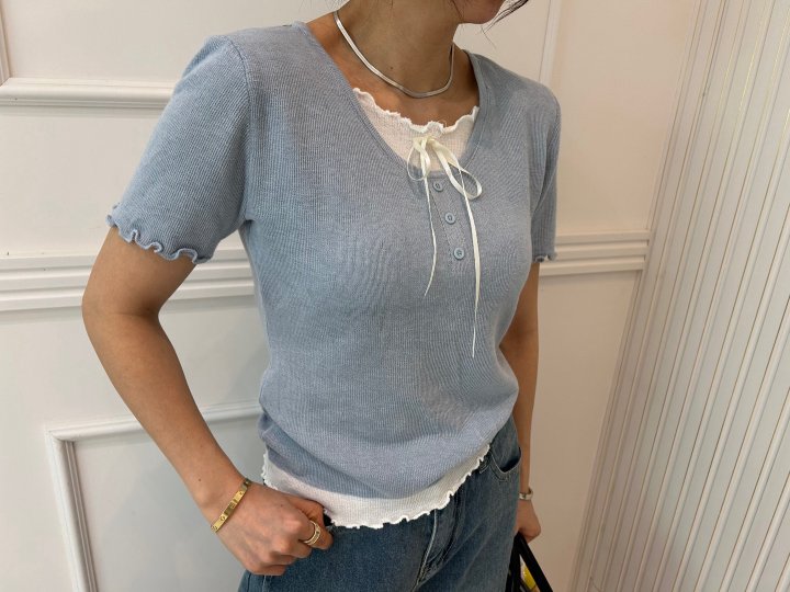 Pearls room - Korean Women Fashion - #momslook - Raglan Knit - 8