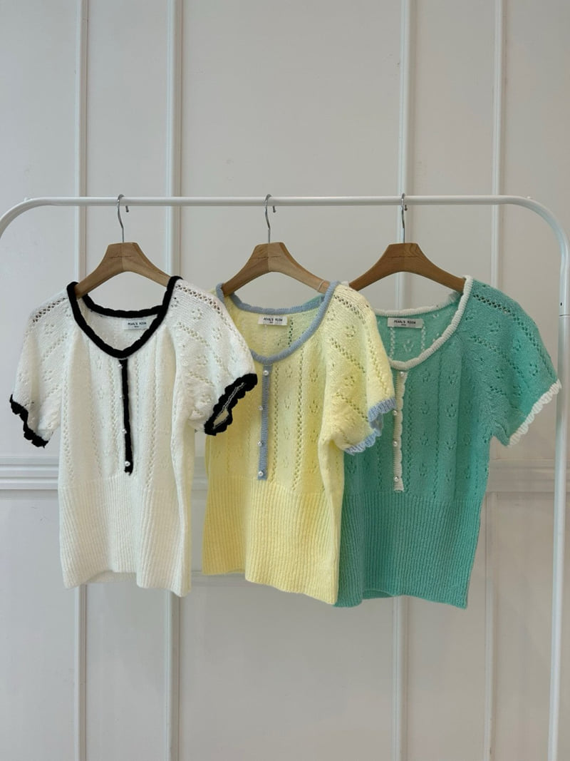 Pearls room - Korean Women Fashion - #momslook - Pearl Knit - 12