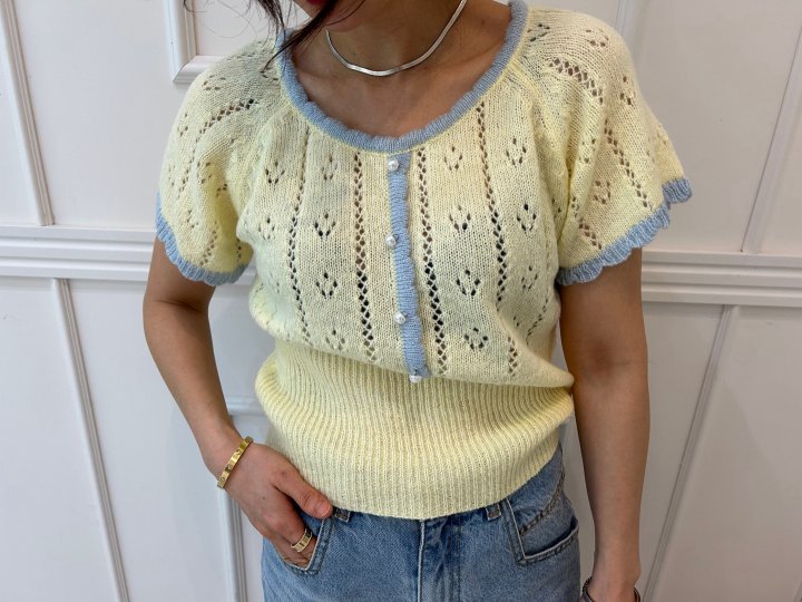 Pearls room - Korean Women Fashion - #womensfashion - Pearl Knit - 4
