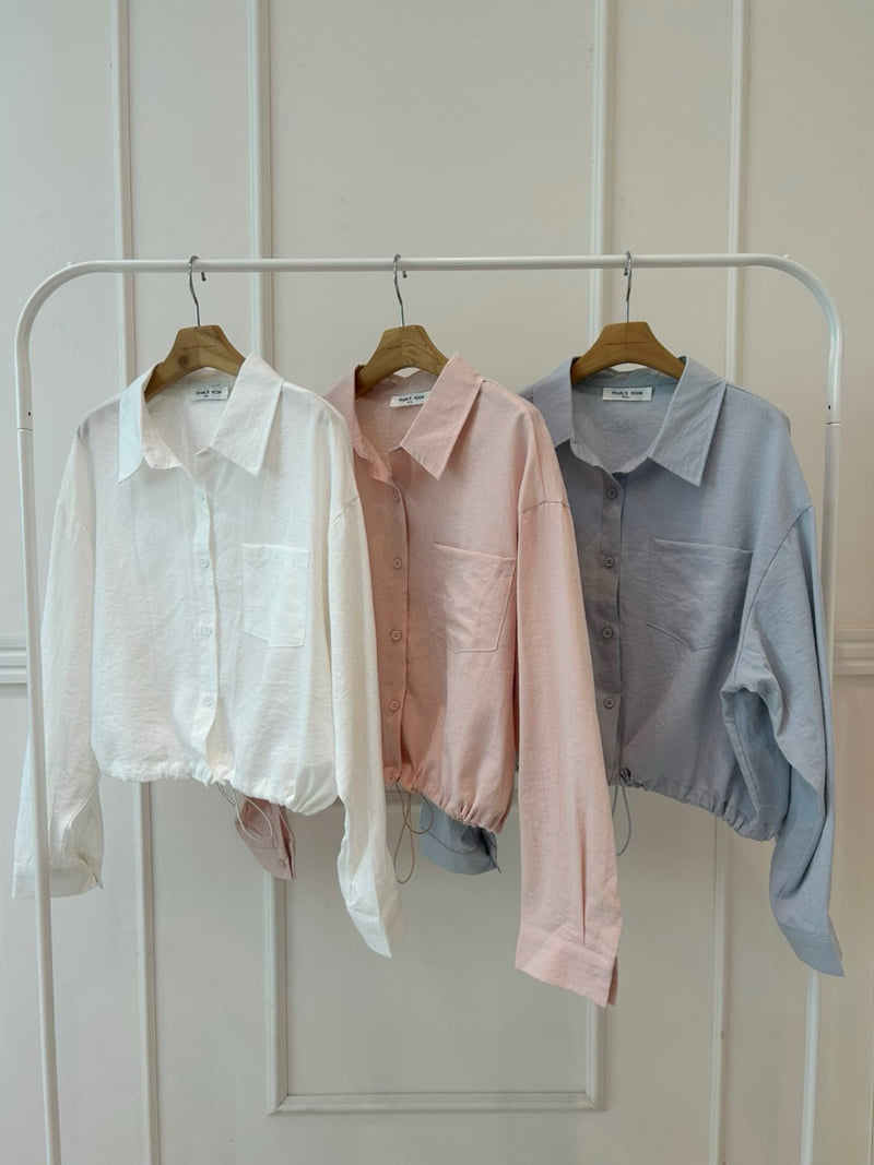 Pearls room - Korean Women Fashion - #momslook - String Shirt - 12