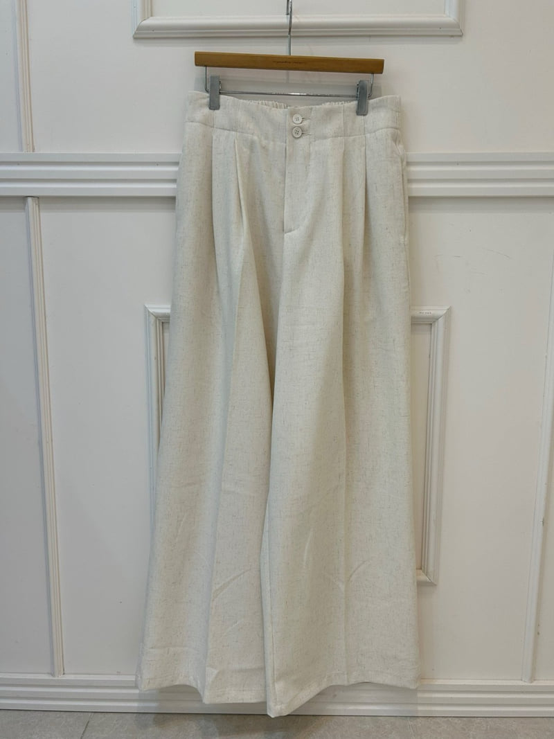Pearls room - Korean Women Fashion - #momslook - Two Button Pants - 12