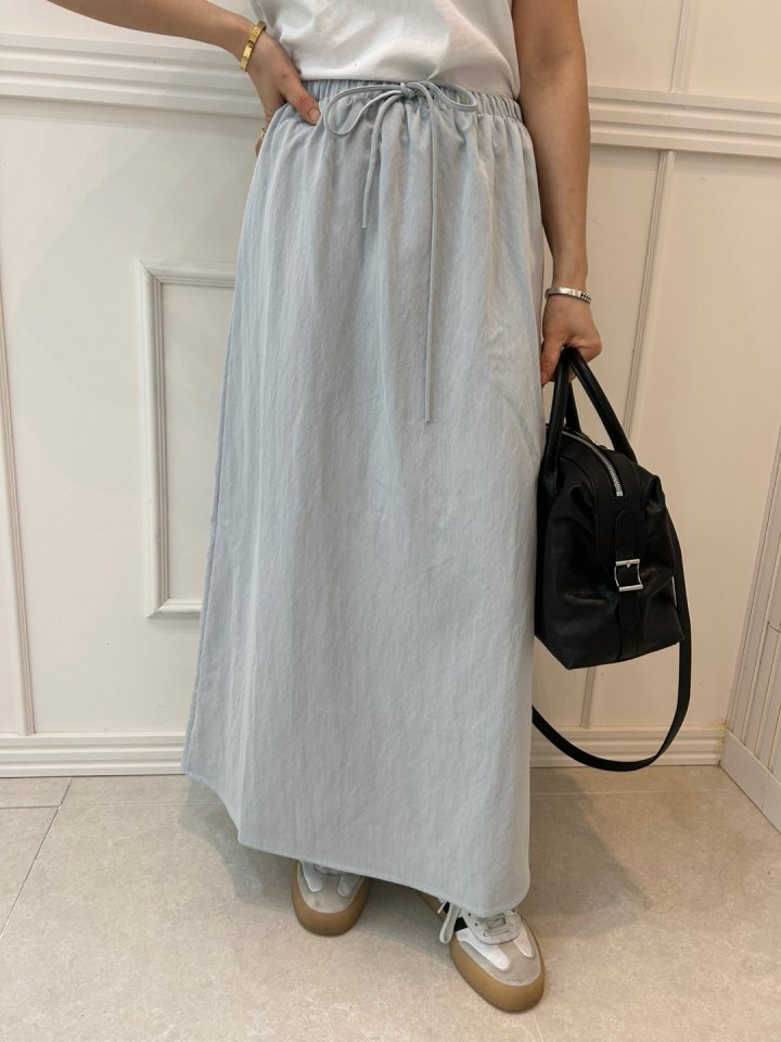 Pearls room - Korean Women Fashion - #momslook - Natural Skirt