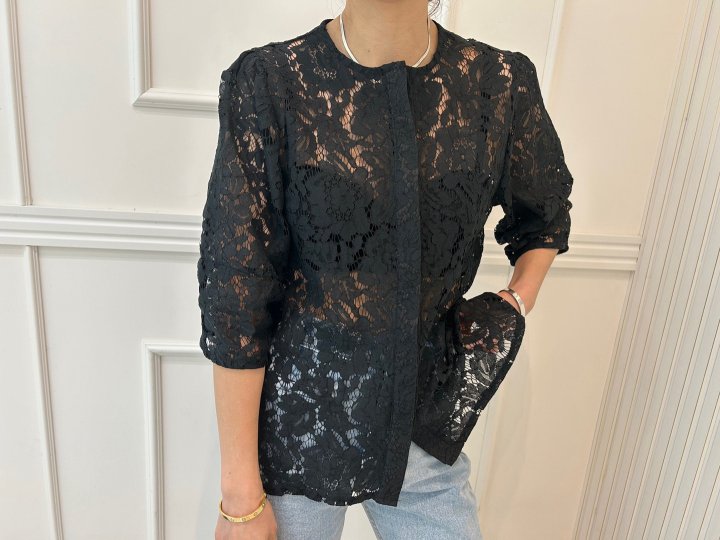 Pearls room - Korean Women Fashion - #thelittlethings - Lace Blouse - 4