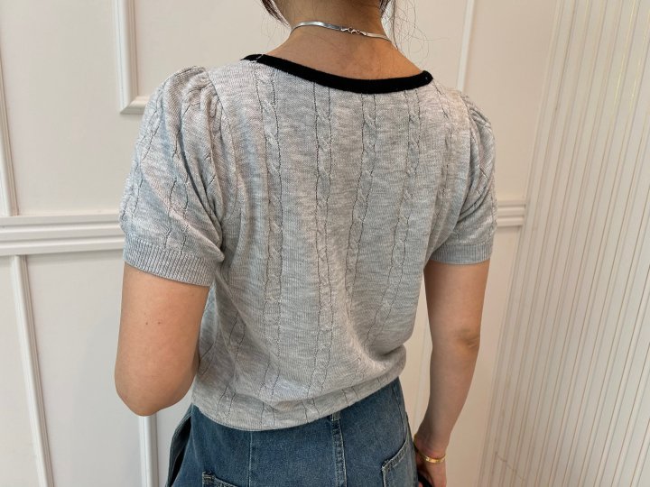Pearls room - Korean Women Fashion - #pursuepretty - Ribbon Knit - 11