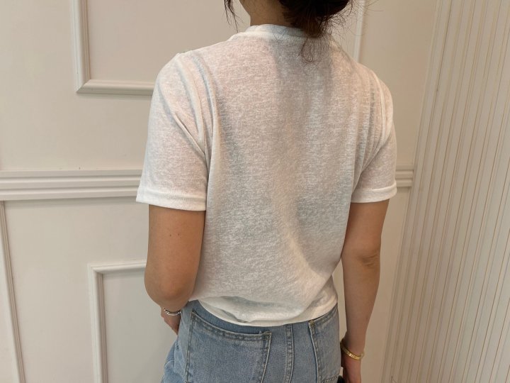 Pearls room - Korean Women Fashion - #restrostyle - Baby Tee - 4