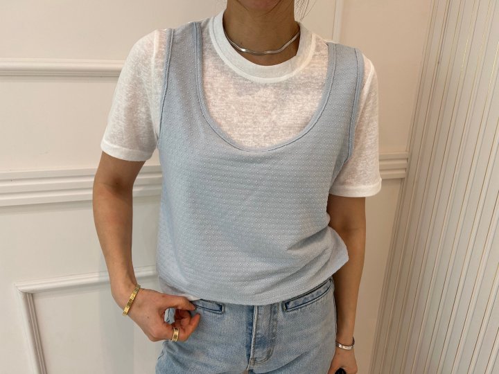 Pearls room - Korean Women Fashion - #shopsmall - Baby Tee - 5