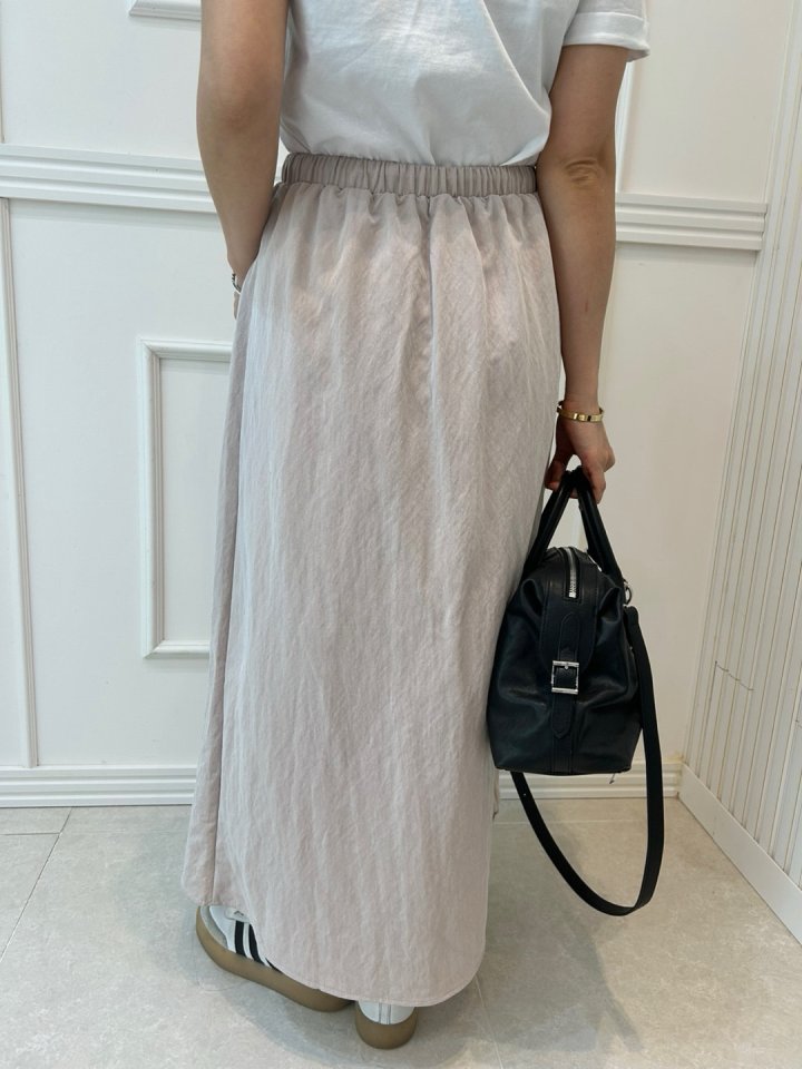 Pearls room - Korean Women Fashion - #thatsdarling - Natural Skirt - 9