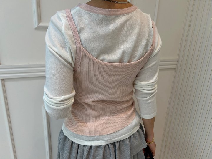 Pearls room - Korean Women Fashion - #shopsmall - Raglan Knit Set - 4